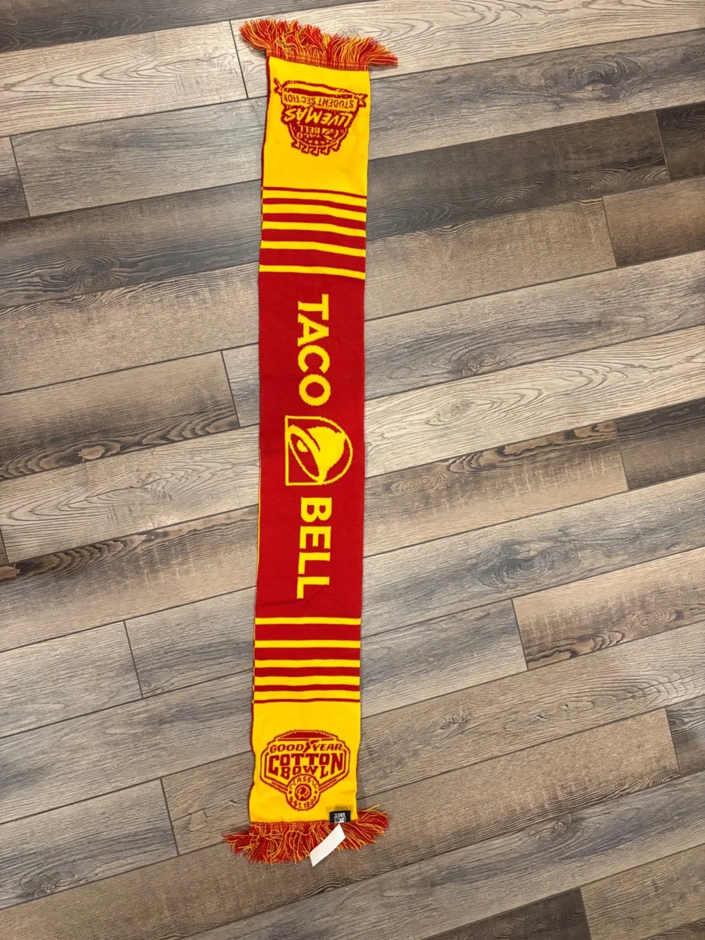 Taco Bell Live Más USC Trojan Student Section Fan Scarf